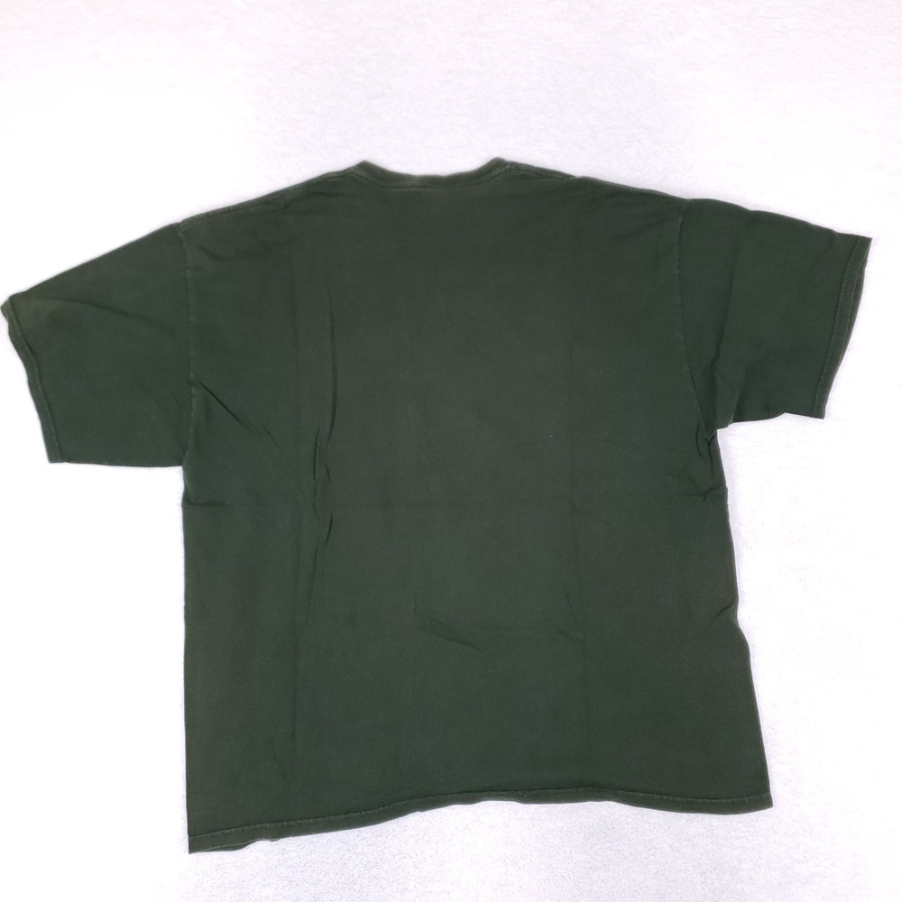 Gildan T Shirt Men 2XL Property Of Aviation Flyers Forest Green Collegiate Pilot - Picture 5 of 7